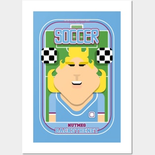 Soccer/Football Sky Blue - Nutmeg Backothenet - Hazel version Posters and Art